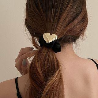 Heart Alloy Hair Tie