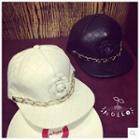 Chained Floral Baseball Cap