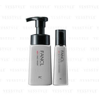 Fancl - Men Face Care Set (limited Edition): Face Wash 180ml + Skin Conditioner Ii (moist) 60ml 2 Pcs