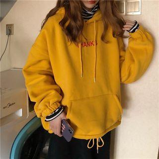 Loose-fit Drawstring Printed Hoodie