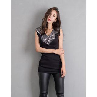 Sleeveelss Beaded Dress