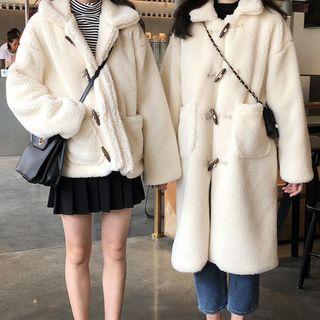 Faux Shaerling Toggle Coat