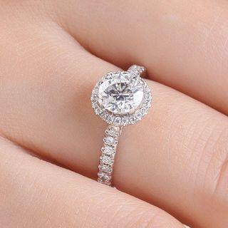 Cz Ring Silver - One Size