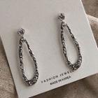 Alloy Drop Earring 1 Pair - Silver - One Size