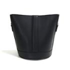 Faux-leather Bucket Shoulder Bag