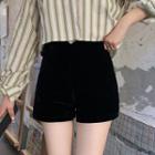 Plain Blazer / Straight Leg Shorts / Striped Shirt With Necktie