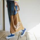 One-strap Lettering Canvas Shopper Bag