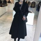 Double Breasted A-line Coatdress