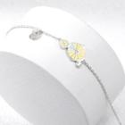 Lemon Pendant Bracelet Silver - One Size