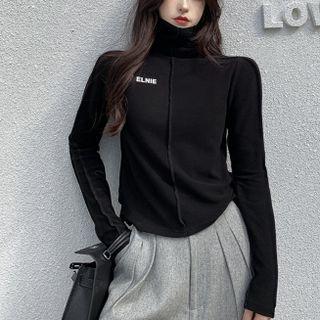 Details High-neck Loose T-shirt
