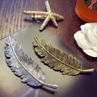 Metal Feather Hair Clip