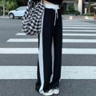 Black & White Color Block Pants