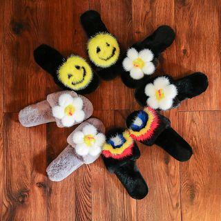 Furry Slippers (various Designs)