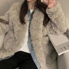 Fluffy Coat Gray - One Size