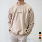 Embroidered Boxy Fleece Sweatshirt