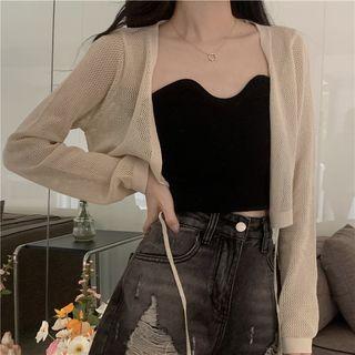 Light Jacket / Crop Tube Top