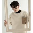Knit Pocket Sweatshirt