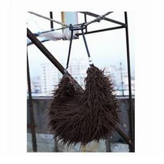 Furry Hobo Bag