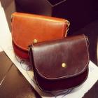 Faux Leather Mini Shoulder Pouch