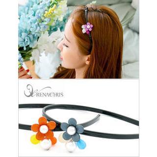 Colored Flower Hair Band
