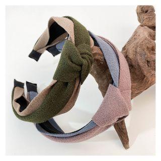 Two-tone Woolen Hair Band