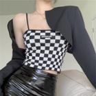 Chessboard Camisole Top