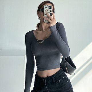 Skinny Crop T-shirt In 7 Colors