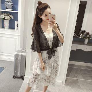 Floral Ruffle Chiffon Sundress