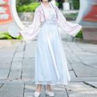 Traditional Chinese Long-sleeve Top / Skirt / Sleeveless Top / Set