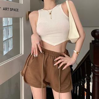 Cropped Tank Top / Sweatshorts / Pants