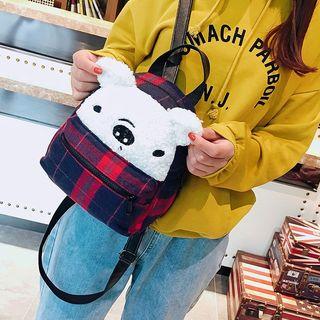 Plaid Animal Backpack