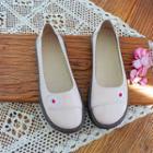 Canvas Flower Embroidered Flats