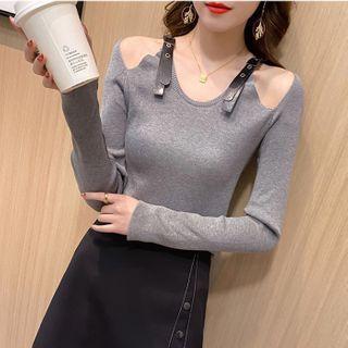 Long Sleeve Off Shoulder Top