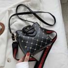 Argyle Stitched Bucket Bag