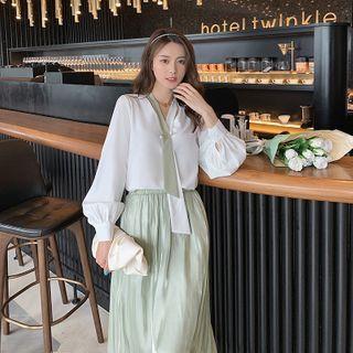 Set : Long Sleeves Shirt + Skirt