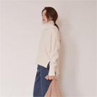 Turtleneck Dip-back Sweater