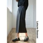 Asymmetric High-waist Midi Skirt
