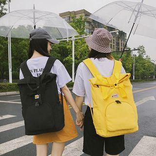 Fold Over Nylon Backpack