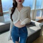 Cropped Cardigan Off White - One Size