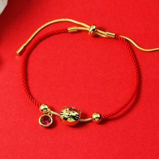 Tiger Bracelet Red & Gold - One Size
