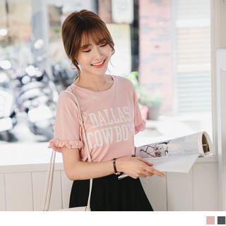 'dallas Cowboy' Graphic Cotton Top