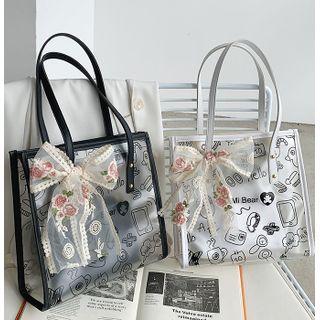 Print Pvc Shoulder Bag