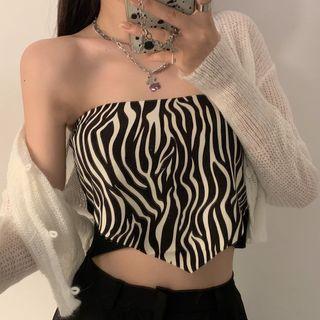 Animal Print Tube Top