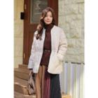 Drawcord-waist Duck-down Quilted Jacket