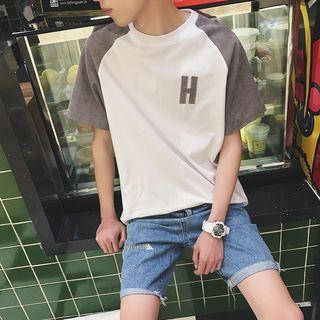 Appliqu  Short-sleeve Raglan T-shirt