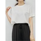 Short-sleeve Plain Pullover