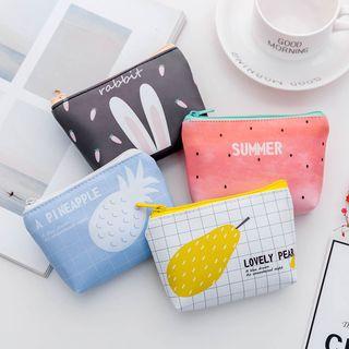 Fruit / Rabbit Print Coin Purse