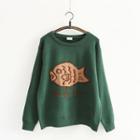 Fish Print Sweater