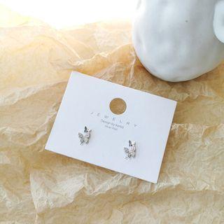 Mini Butterfly Stud Earring As Shown In Figure -
