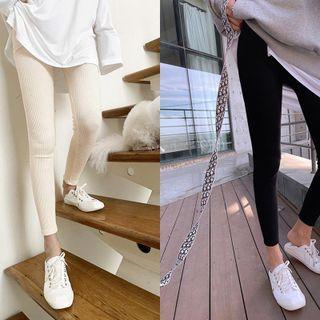 Ribbed Slim-fit Leggings